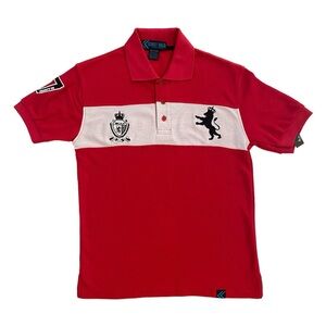 Street Rules Authentic Streetwear Short Sleeves Red Polo Boy's Size M (10/ 12)